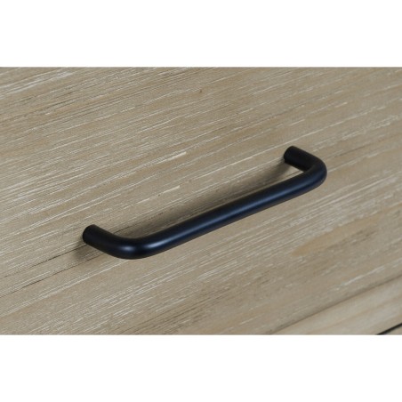 Anrichte DKD Home Decor Schwarz natürlich Metall Holz MDF 120 x 40 x