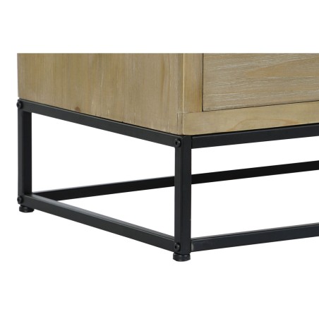 Anrichte DKD Home Decor Schwarz natürlich Metall Holz MDF 120 x 40 x
