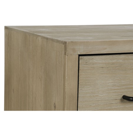 Dientafel DKD Home Decor Zwart Natuurlijk Metaal Hout MDF 120 x 40 x 6