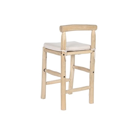 Tabouret DKD Home Decor Naturel Teck 50 x 50 x 102 cm 2