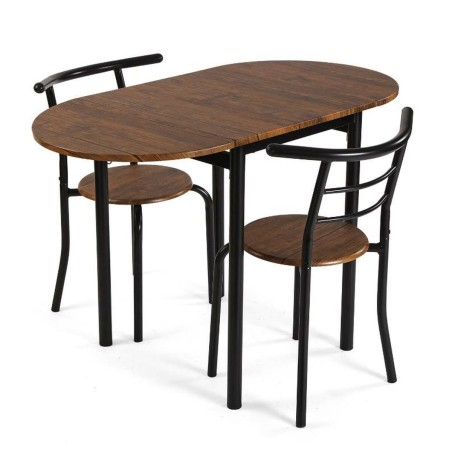 Tisch-Set mit 4 Stühlen DKD Home Decor 121 x 55 x 78 cm