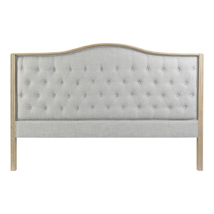 Cabecero de Cama DKD Home Decor Gris oscuro Madera de caucho 160 x 10