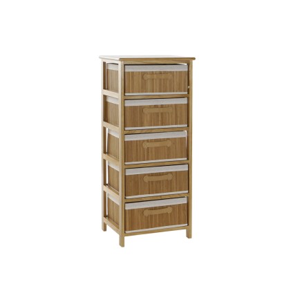 Cajonera DKD Home Decor Natural Bambú Madera de Paulonia 42 x 32 x 98 2