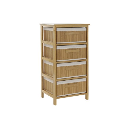 Cassettiera DKD Home Decor Naturale Bambù Legno di paulownia 42 x 32