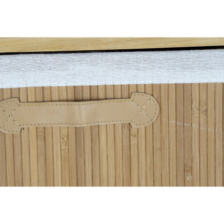 Cassettiera DKD Home Decor Naturale Bambù Legno di paulownia 42 x 32 2