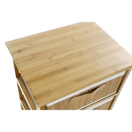 Caisson à Tiroirs DKD Home Decor Naturel Bambou Bois de paulownia 42