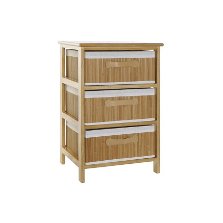 Cajonera DKD Home Decor Natural Bambú Madera de Paulonia 42 x 32 x 63