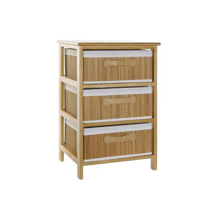 Caisson à Tiroirs DKD Home Decor Naturel Bambou Bois de paulownia 42