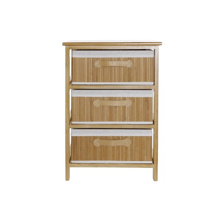 Caisson à Tiroirs DKD Home Decor Naturel Bambou Bois de paulownia 42