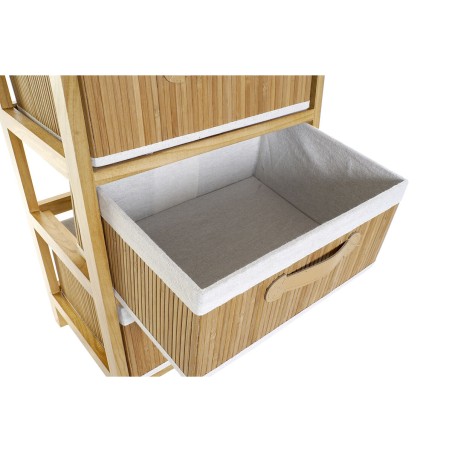 Caisson à Tiroirs DKD Home Decor Naturel Bambou Bois de paulownia 42