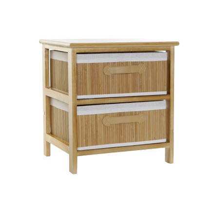 Cassettiera DKD Home Decor Naturale Bambù Legno di paulownia 42 x 32
