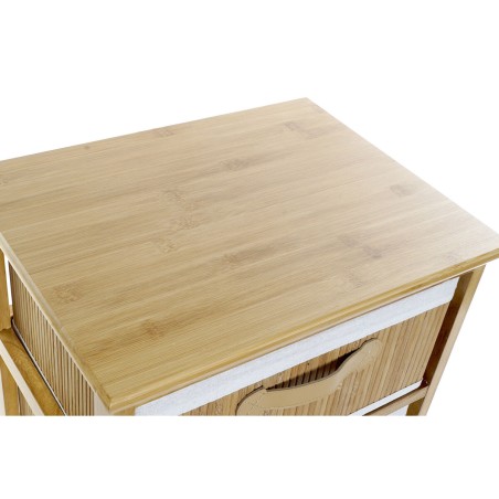 Caisson à Tiroirs DKD Home Decor Naturel Bambou Bois de paulownia 42