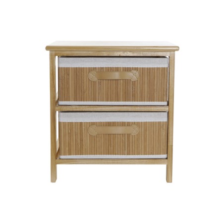Cajonera DKD Home Decor Natural Bambú Madera de Paulonia 42 x 32 x 45