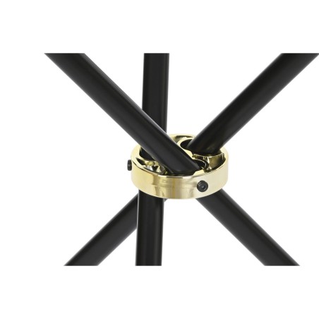 Table d'appoint DKD Home Decor Blanc Noir Doré Métal Bois MDF 80 x 8