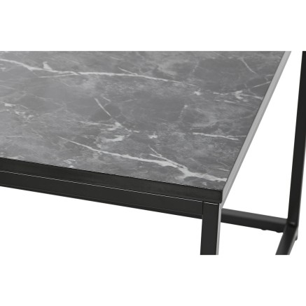 Mesa de Centro DKD Home Decor Metal Madera MDF 100 x 60 x 40 cm 2