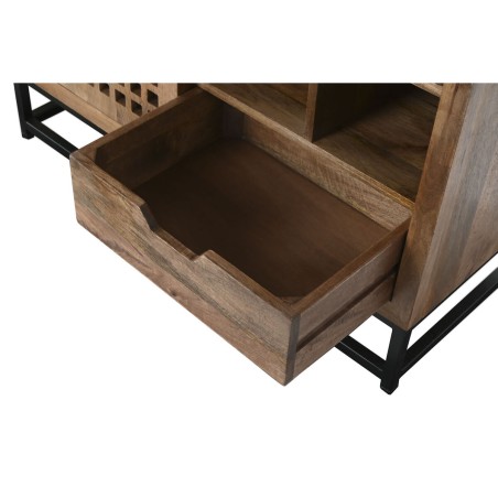 Anrichte DKD Home Decor Braun Schwarz Kristall Mango-Holz 90 x 40 x 90