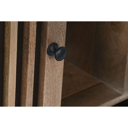 Sideboard DKD Home Decor Brown Black Crystal Mango wood 90 x 40 x 90 c
