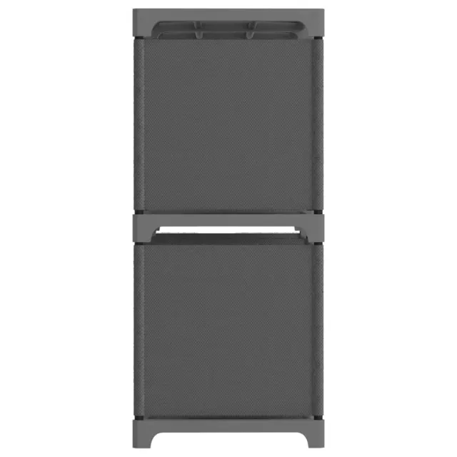 Étagère d'affichage 5 cubes Gris 103x30x72,5 cm Tissu