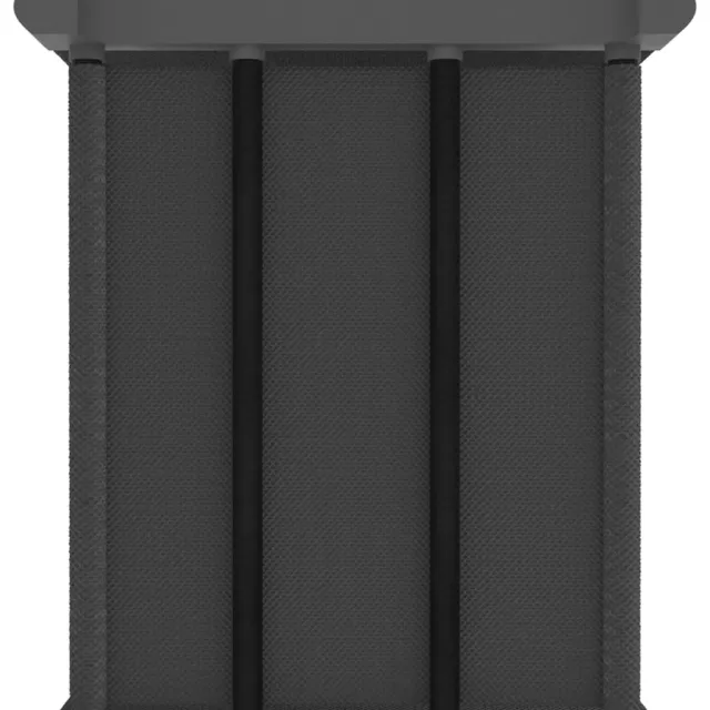 Étagère d'affichage 5 cubes Gris 103x30x72,5 cm Tissu