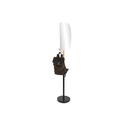 Perchero de Pie Home ESPRIT Negro Natural Madera Metal Scandi 33 x 33 2