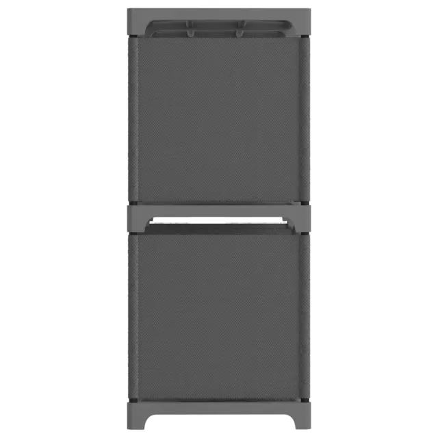 Étagère d'affichage 6 cubes Gris 103x30x72,5 cm Tissu