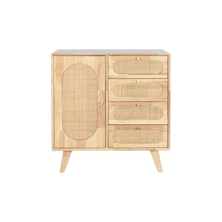 Anrichte DKD Home Decor natürlich Metall Rattan Kautschukholz 73,5 x