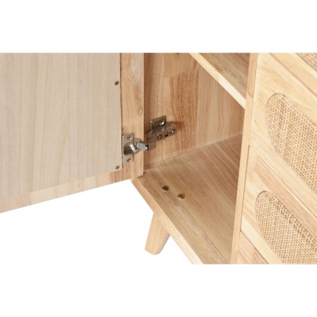 Anrichte DKD Home Decor natürlich Metall Rattan Kautschukholz 73,5 x
