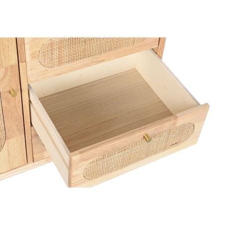 Anrichte DKD Home Decor natürlich Metall Rattan Kautschukholz 73,5 x