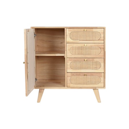 Anrichte DKD Home Decor natürlich Metall Rattan Kautschukholz 73,5 x