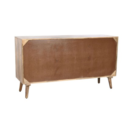 Aparador Home ESPRIT Blanco Dorado Natural Madera 145 x 45 x 80 cm 2