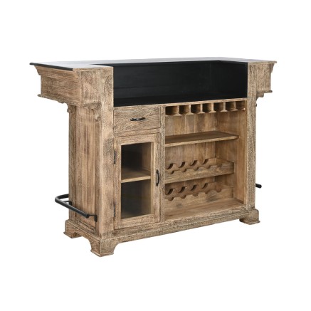 Barmöbel Home ESPRIT Braun Schwarz natürlich 152 x 61 x 107 cm BAR