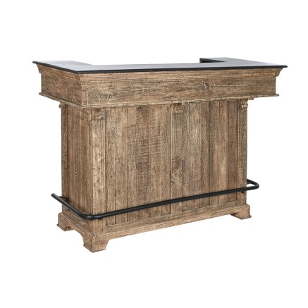 Mueble bar Home ESPRIT Marrón Negro Natural 152 x 61 x 107 cm BAR 2