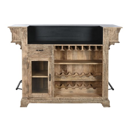 Barmöbel Home ESPRIT Braun Schwarz natürlich 152 x 61 x 107 cm BAR