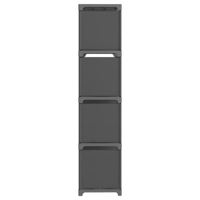 Étagère d'affichage 12 cubes Gris 103x30x141 cm Tissu