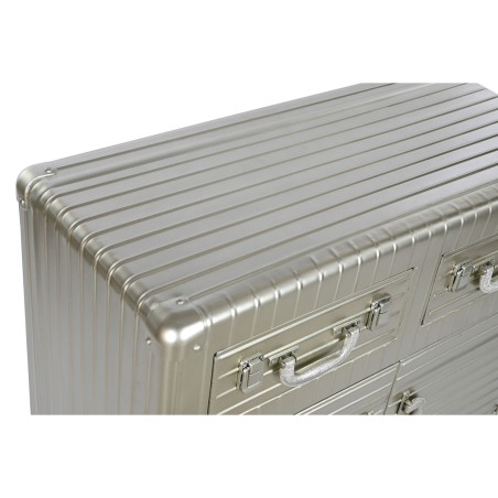 Dressoir Home ESPRIT Zilverkleurig Metaal Hout MDF 80 x 39 x 82 cm