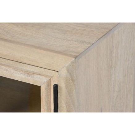 Nightstand Home ESPRIT Natural Crystal Mango wood 45 x 35 x 57 cm 2