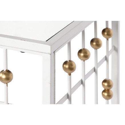 Meuble d'Entrée Home ESPRIT Blanc Doré 120 x 40 x 80 cm 2