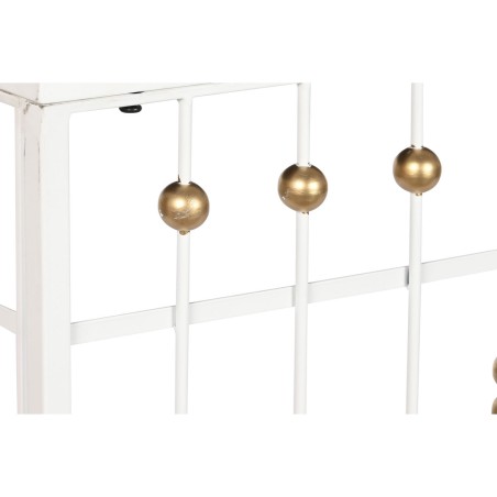 Recibidor Home ESPRIT Blanco Dorado 120 x 40 x 80 cm
