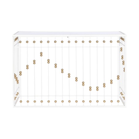 Gang Home ESPRIT Wit Gouden 120 x 40 x 80 cm