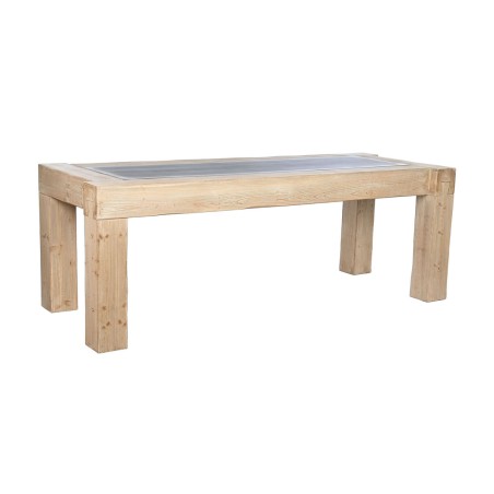 Table de Salle à Manger Home ESPRIT Naturel Sapin Bois MDF 220 x 90 x