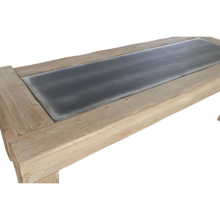 Eettafel Home ESPRIT Natuurlijk Spar Hout MDF 220 x 90 x 76 cm