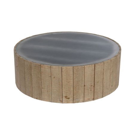 Hoofdtafel Home ESPRIT Spar Hout MDF 90 x 90 x 30 cm