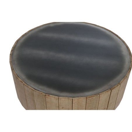 Hoofdtafel Home ESPRIT Spar Hout MDF 90 x 90 x 30 cm