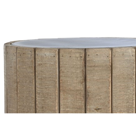 Bijzettafel Home ESPRIT Natuurlijk Spar Hout MDF 36 x 36 x 45 cm 2