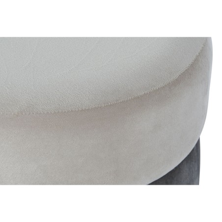 Poggiapiedi DKD Home Decor Marrone Grigio Dorato Metallo 48 x 48 x 46