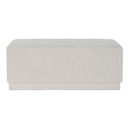 Hocker DKD Home Decor Beige Holz MDF 100 x 40 x 40 cm 2