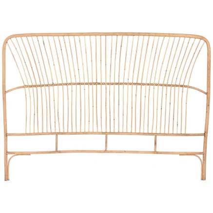 Headboard Home ESPRIT Brown Natural Light brown Bamboo 160 x 3 x 115 c