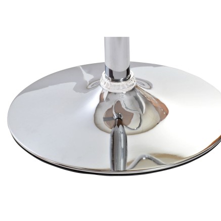 Sgabello DKD Home Decor Marrone Crema Argentato 50 x 52 x 121 cm 2