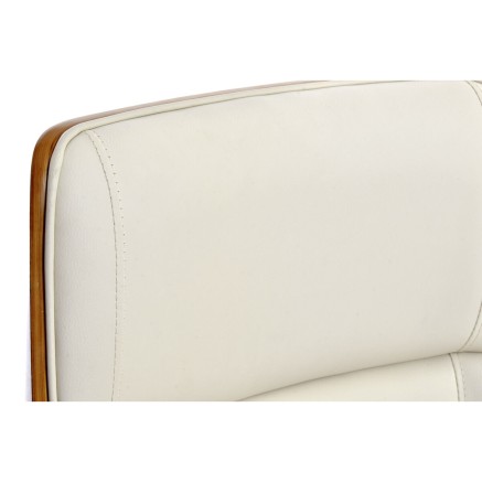 Bürostuhl DKD Home Decor Braun Creme Silberfarben 60 x 65,5 x 118 cm 2