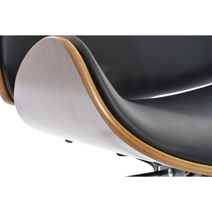 Sedia DKD Home Decor Marrone Nero Argentato 52 x 58,5 x 98 cm 2